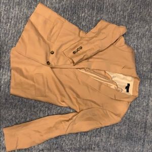 Ann Taylor blush blazer Linen rayon blend